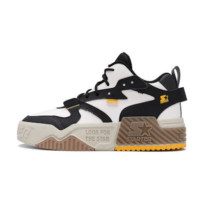 STARTER VOL 'Retro American Color-Block Black White'