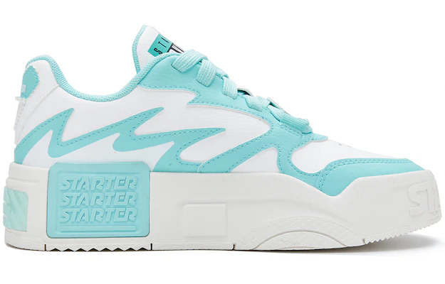 STARTER VOL 'Retro Casual Color-Block Thick Sole Low-Top White Blue' STH2S6003M-WH16 Order STARTER VOL 'Retro Casual Color-Block Thick Sole Low-Top White Blue' STH2S6003M-WH16