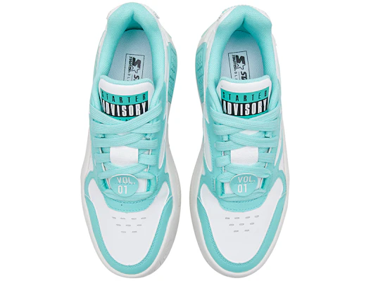 STARTER VOL 'Retro Casual Color-Block Thick Sole Low-Top White Blue' STH2S6003M-WH16 Shop STARTER VOL 'Retro Casual Color-Block Thick Sole Low-Top White Blue' STH2S6003M-WH16