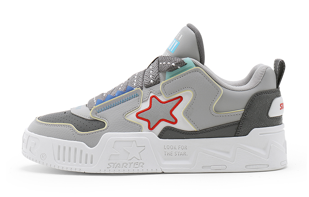 STARTER Vol Series Pixel Gaming Low-Top Sneakers Gray Casual Shoes SF42V2105M-GRS