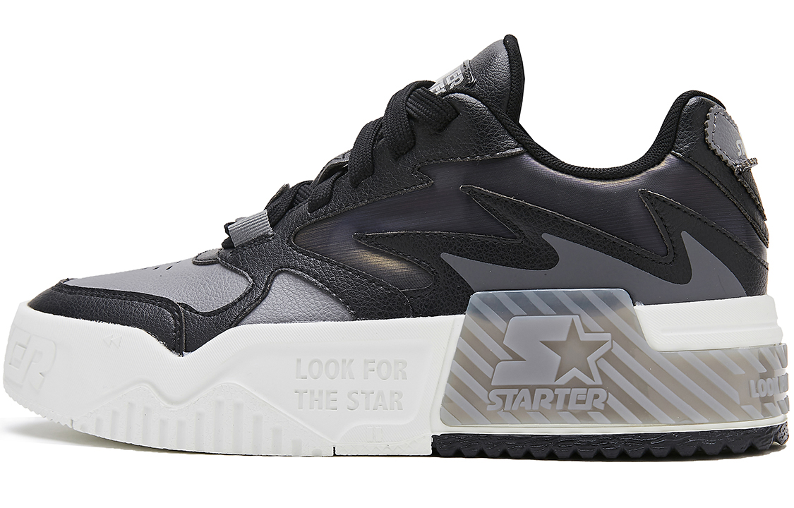 STARTER Wave VOL Series 'Retro Color-Block Casual Platform Sneakers Black Grey' STG3S6004M-BK12