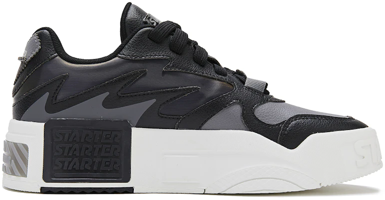 STARTER Wave VOL Retro Kleur-Blok Platform Sneakers Zwart Grijs STG3S6004M-BK12 Order STARTER Wave VOL Retro Kleur-Blok Platform Sneakers Zwart Grijs STG3S6004M-BK12