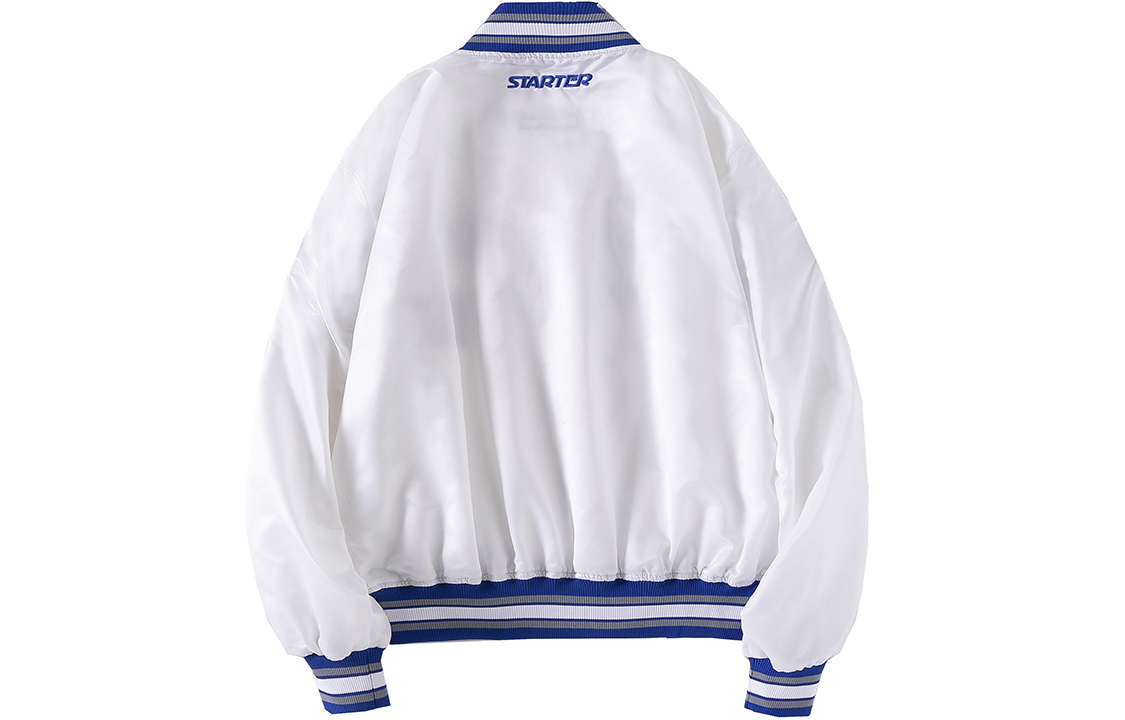 Lookbook STARTER 白色字母拼接休閒長袖外套 男女適用 ST19SSC2219610F-WT01