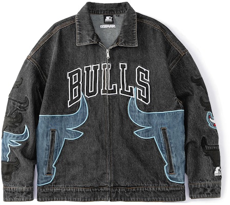 STARTER x NBA Chicago Bulls Jaket Denim Bordir Abu-Abu Unisex. STH3C5997M Buy STARTER x NBA Chicago Bulls Jaket Denim Bordir Abu-Abu Unisex. STH3C5997M