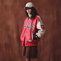Purchase STARTER x NBA Chicago Bulls Retro Letterman Varsity Jacket Red Men’s STH4C6994M-RE18