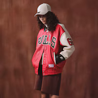 Details for STARTER x NBA Chicago Bulls Retro Letterman Varsity Jacket Red Men’s STH4C6994M-RE18