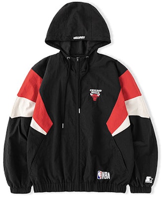 STARTER x NBA Jacket Logo Bulls Vintage Hitam Unisex Retro. STH4C1095M-BK01 Buy STARTER x NBA Jacket Logo Bulls Vintage Hitam Unisex Retro. STH4C1095M-BK01