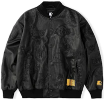 STARTER x NBA Logo Print Jacket Unisex Black STH3C6998M-BK01 STARTER x NBA Logo Print Jacket Unisex Black STH3C6998M-BK01