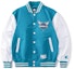 Lookbook STARTER x NBA Retro Loose Fit Baseball Jacket Unisex Crystal Blue STH3C2295M