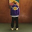 Shop STARTER x NBA Retro Loose Fit Jaket Baseball Unisex Lakers Ungu STH3C2297M