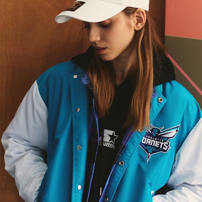 STARTER x NBA Retro Loose Fit Baseball Jacket Unisex Crystal Blue STH3C2295M Purchase STARTER x NBA Retro Loose Fit Baseball Jacket Unisex Crystal Blue STH3C2295M