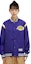 Sizing STARTER x NBA Retro Loose Fit Jaket Baseball Unisex Lakers Ungu STH3C2297M