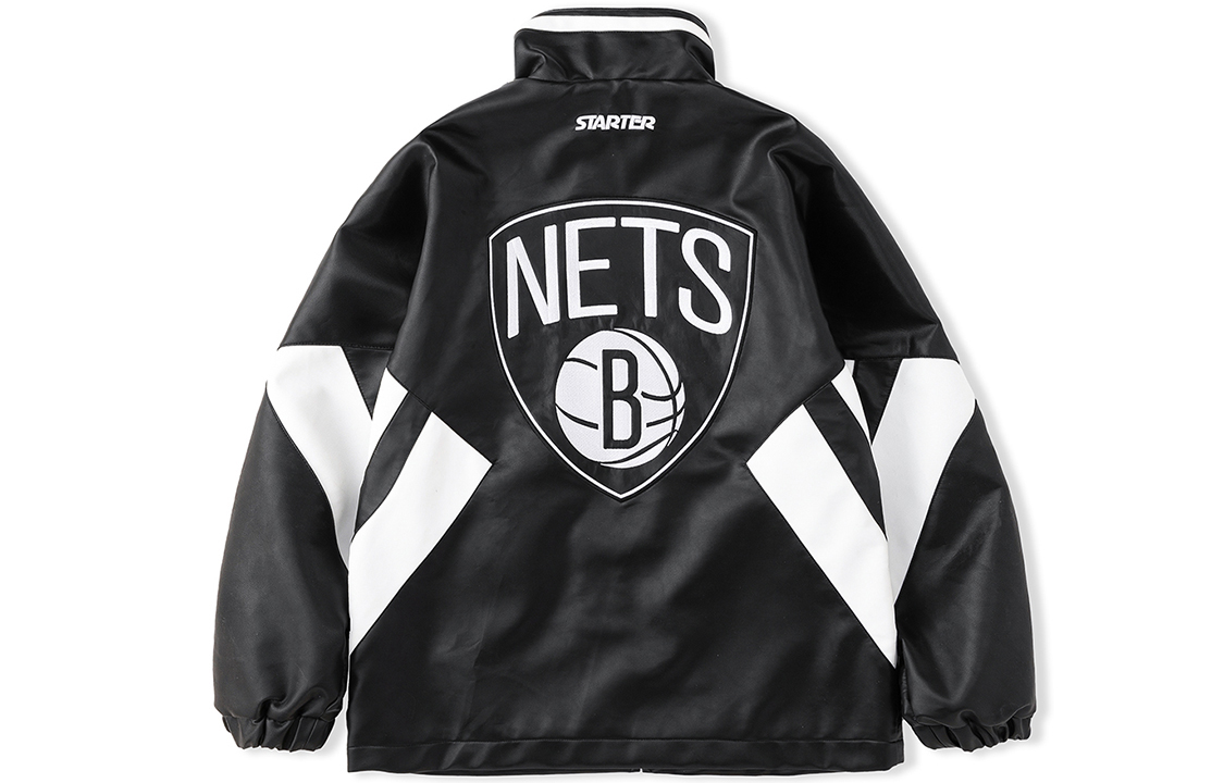 Lookbook STARTER X NBA Jaket Bomber Retro Varsity Unisex Oversized Kasual Hangat STH4C6996M-BK01