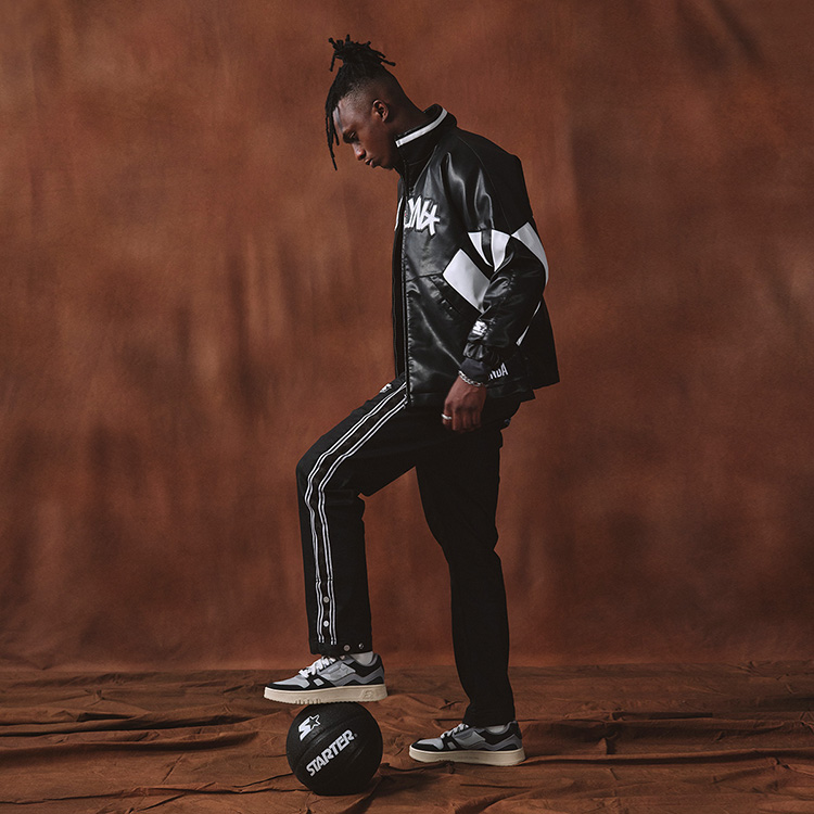 Purchase STARTER X NBA Jaket Bomber Retro Varsity Unisex Oversized Kasual Hangat STH4C6996M-BK01