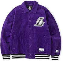 STARTER x NBA Vintage Loose Fit Printed Jacket Lakers Purple Unisex STH4C1096M STARTER x NBA Vintage Loose Fit Printed Jacket Lakers Purple Unisex STH4C1096M