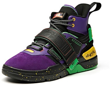 stath塗鴉聯名 x Anta安踏 霸氣 stath塗鴉聯名 高筒 復古籃球鞋 男款 炫光紫 Lookbook stath塗鴉聯名 x Anta安踏 霸氣 stath塗鴉聯名 高筒 復古籃球鞋 男款 炫光紫