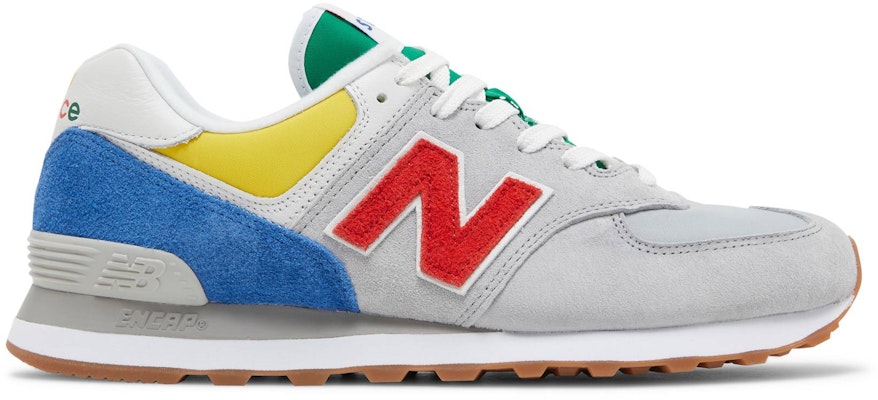 STAUD x New Balance 574 'Rain Cloud Team Red' ML574ST Buy STAUD x New Balance 574 'Rain Cloud Team Red' ML574ST