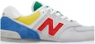 STAUD x New Balance 574 'Rain Cloud Team Red' Sepatu Lelaki Perempuan ML574ST