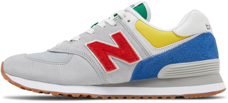 STAUD x New Balance 574 'Rain Cloud Team Red' Sepatu Lelaki Perempuan ML574ST Lookbook STAUD x New Balance 574 'Rain Cloud Team Red' Sepatu Lelaki Perempuan ML574ST