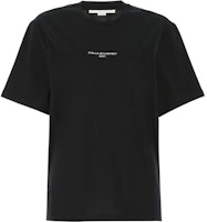 Stella McCartney Black Logo Print Unisex Casual Crewneck T-Shirt 511240SMW21-1000 Stella McCartney Black Logo Print Unisex Casual Crewneck T-Shirt 511240SMW21-1000