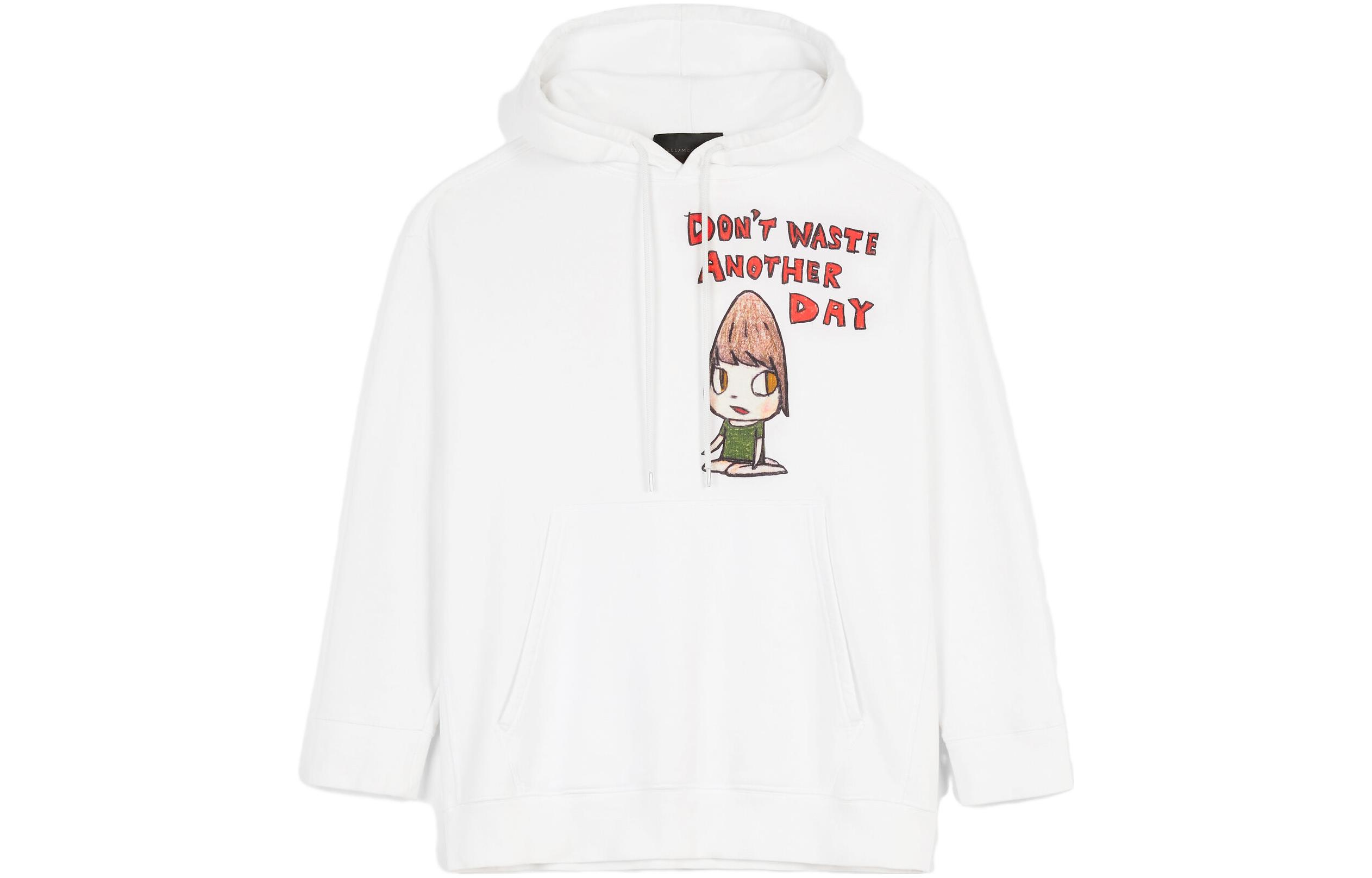 Stella McCartney Cartoon Print Pullover Hoodie Unisex White 601846SMP95-9000