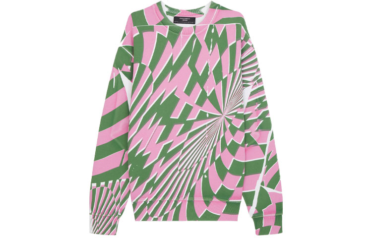 Stella McCartney Geometric Pattern Unisex Sweatshirt Pink 601847SNP17-8490