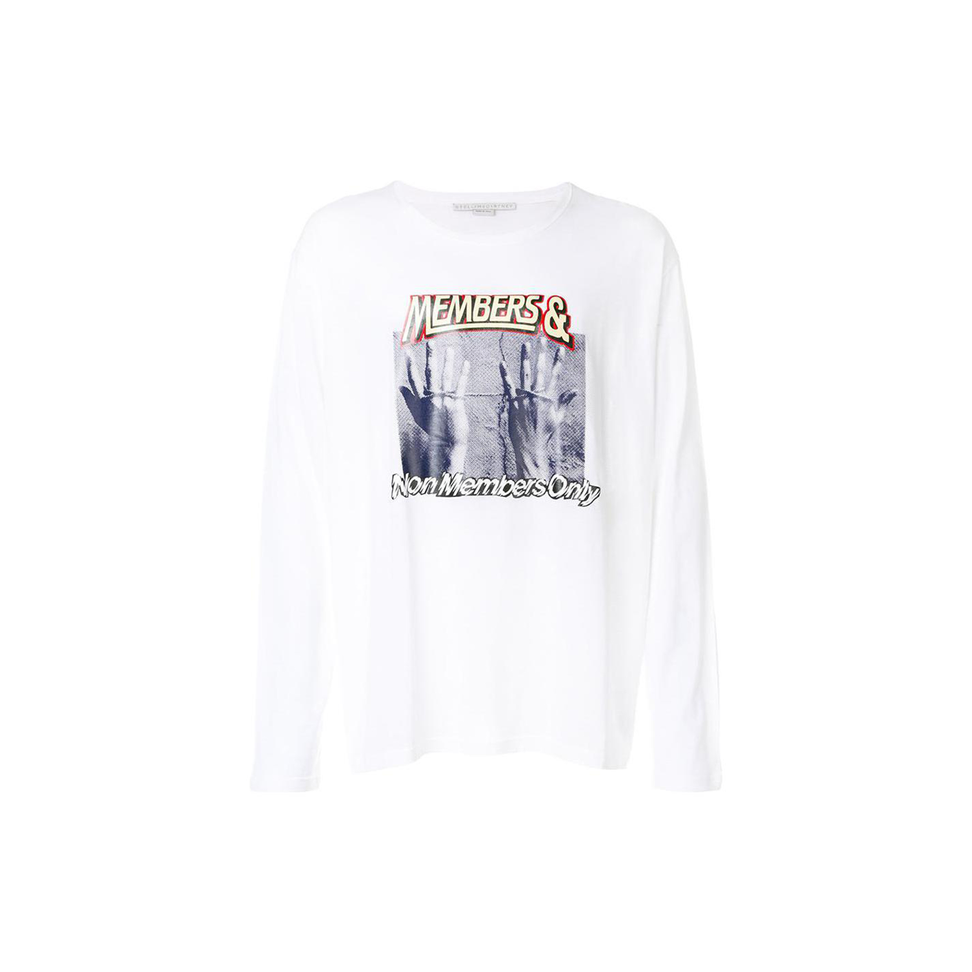 Stella McCartney Letter Print Crewneck Sweatshirt White 486978SJP10-9000