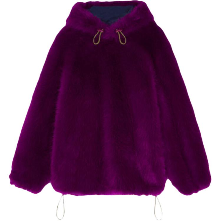 Stella McCartney Logo Solid Color Sweatshirt Unisex in Amethyst Purple 604039-SSB32-5162