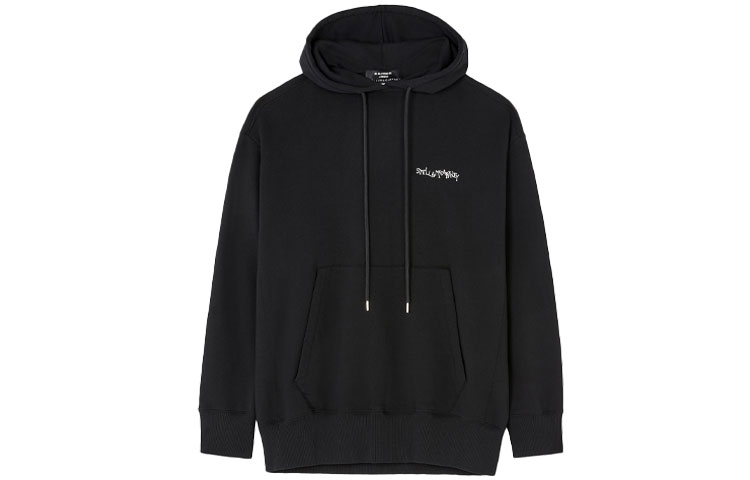 Stella McCartney Oversized Logo Cotton Hoodie Black Unisex 601809SMP78-1000