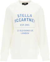 Stella McCartney SS21 Letter Print White Unisex Casual Sweatshirt 601847SMP83-9000 Stella McCartney SS21 Letter Print White Unisex Casual Sweatshirt 601847SMP83-9000