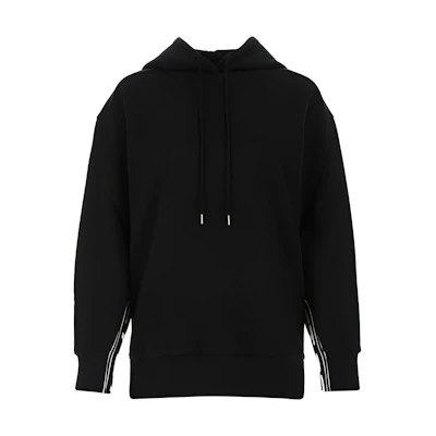 Stella McCartney SS21 Letter Stripe Hoodie Black Casual Wear 601851SMP84-1000