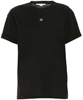 Stella McCartney SS21 Star Embroidered Unisex Black Short Sleeve T-Shirt. 457142SIW20-1000 Stella McCartney SS21 Star Embroidered Unisex Black Short Sleeve T-Shirt. 457142SIW20-1000