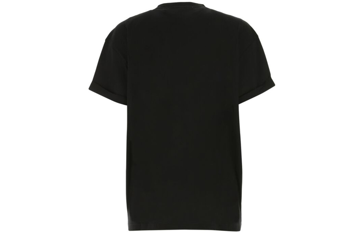 Lookbook Stella McCartney SS21 Baju-T Hitam Unisex Lengan Pendek Corak Bintang. 457142SIW20-1000