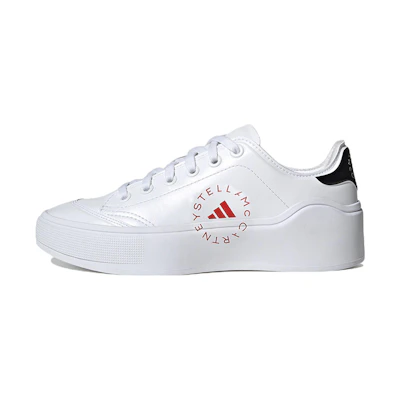 Stella McCartney adidas Court 'White Active Red'