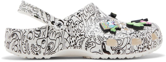 Steven Harrington x Crocs Classic Clog 'Quickstrike - White Black' 208145-103 Steven Harrington x Crocs Classic Clog 'Quickstrike - White Black' 208145-103