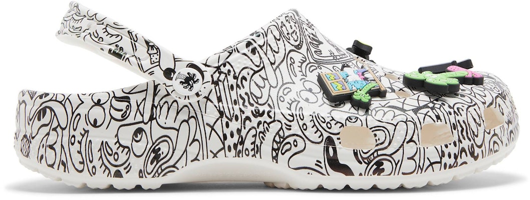 Steven Harrington x Crocs Classic Clog 'Quickstrike - White Black' 208145-103 Buy Steven Harrington x Crocs Classic Clog 'Quickstrike - White Black' 208145-103