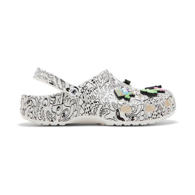 Steven Harrington Crocs Classic Clog 'Quickstrike - White Black'