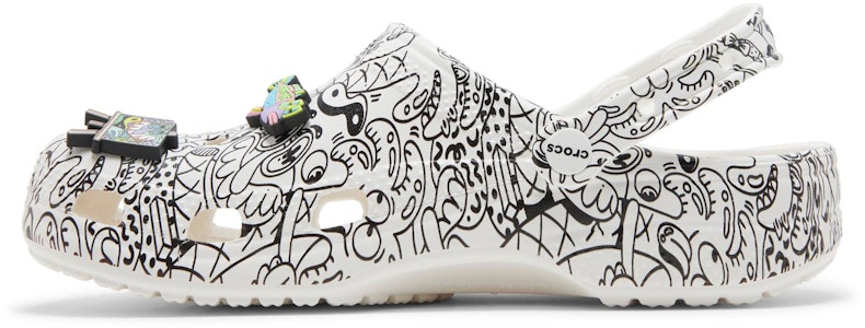 Steven Harrington x Crocs Classic Clog 'Quickstrike - Putih Hitam' 208145-103 Lookbook Steven Harrington x Crocs Classic Clog 'Quickstrike - Putih Hitam' 208145-103