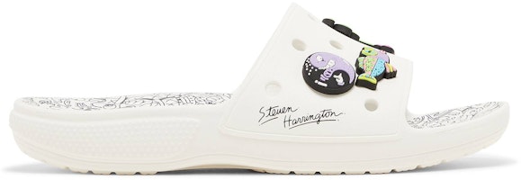 Steven Harrington x Crocs Classic Slide 'Quickstrike - White Black' 208146-103 Steven Harrington x Crocs Classic Slide 'Quickstrike - White Black' 208146-103