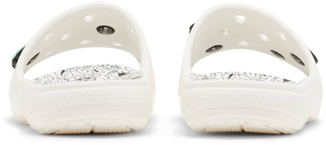 Steven Harrington x Crocs Classic Slide 'Quickstrike - Blanco Negro' 208146-103 Details for Steven Harrington x Crocs Classic Slide 'Quickstrike - Blanco Negro' 208146-103