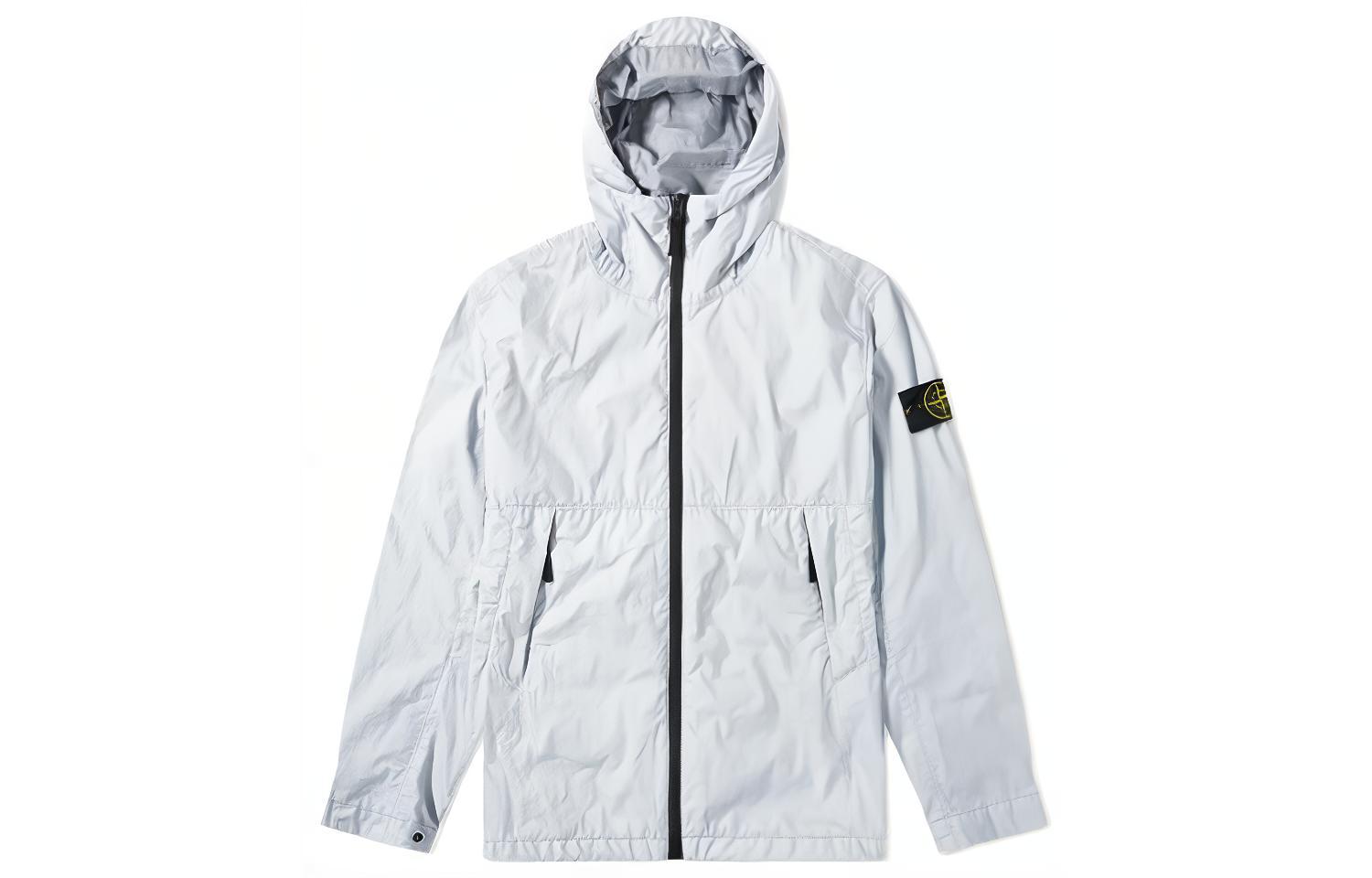 Stone Island 3L TC Lightweight Hooded Jacket Sky Blue 721542423-V0041