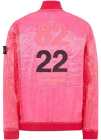 Stone Island 40th Anniversary Metallic Logo Zip Jacket SS22 Red - 7615433Q2-V0087 Stone Island 40th Anniversary Metallic Logo Zip Jacket SS22 Red - 7615433Q2-V0087