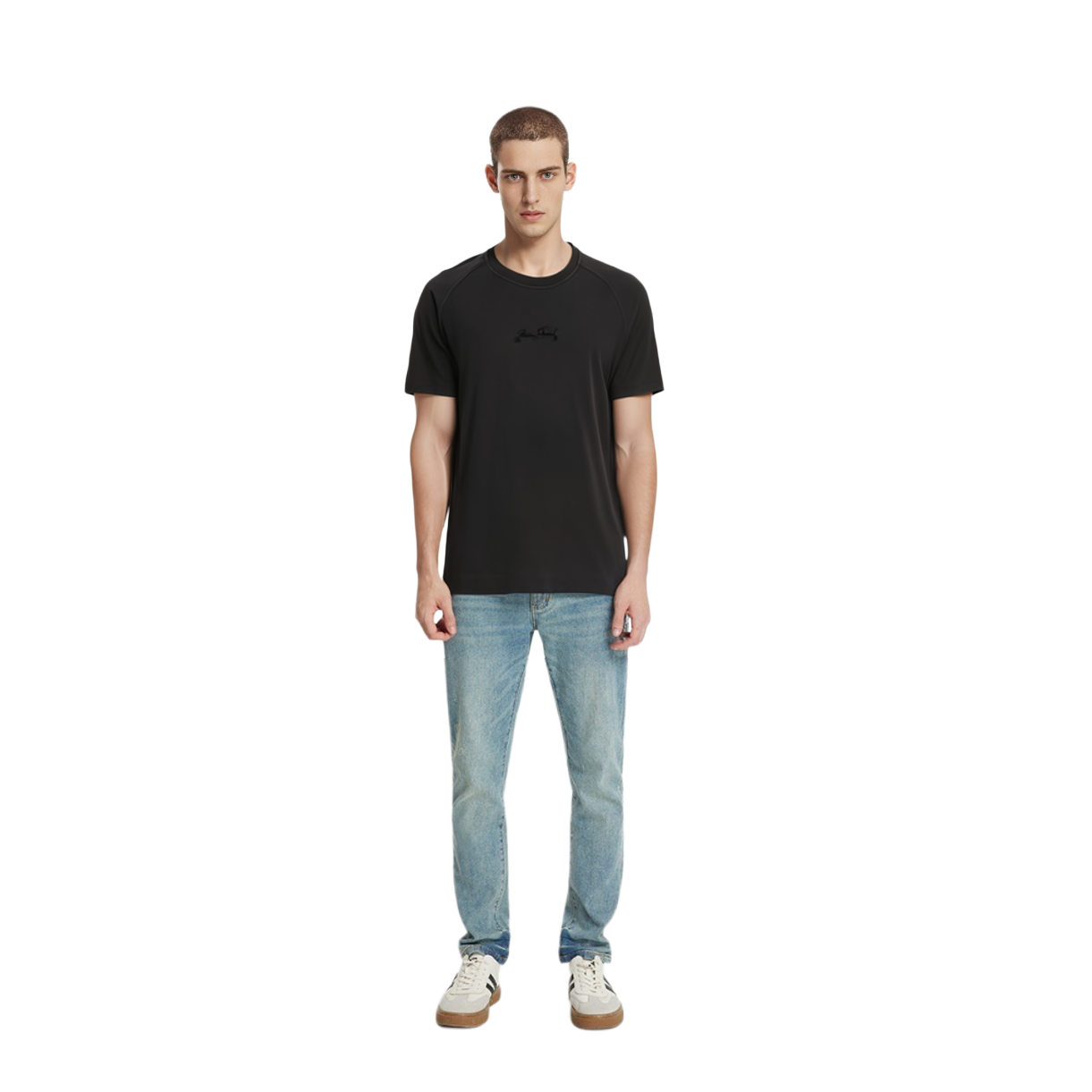 Cheap STONE ISLAND 40週年限量版SS22黑色短袖印花T恤 男款 7615214q3-v0029