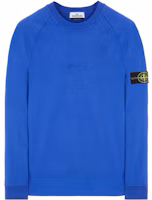 Order Stone Island 40th Anniversary SS22 Logo Crewneck Sweatshirt Blue Casual Wear 7615655q1-v0022