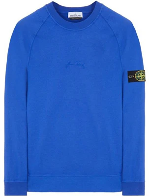 Stone Island 40th Anniversary SS22 Logo Crewneck Sweatshirt Blue Casual Wear 7615655q1-v0022 Order Stone Island 40th Anniversary SS22 Logo Crewneck Sweatshirt Blue Casual Wear 7615655q1-v0022