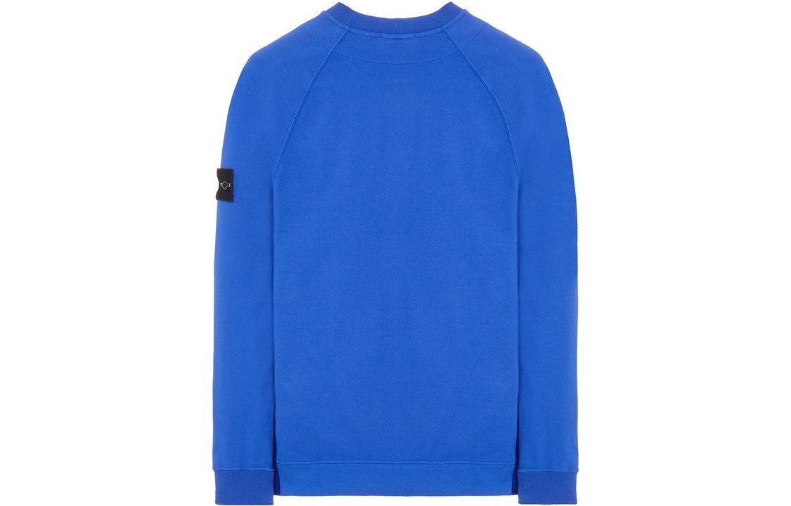 Stone Island 40th Anniversary SS22 Logo Crewneck Sweatshirt Blue  Casual Wear 7615655q1-v0022 圖 3