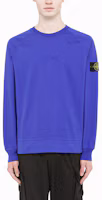 Purchase Stone Island 40th Anniversary SS22 Logo Crewneck Sweatshirt Blue Casual Wear 7615655q1-v0022