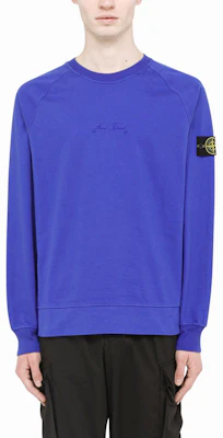 Stone Island 40th Anniversary SS22 Logo Crewneck Sweatshirt Blue Casual Wear 7615655q1-v0022 Purchase Stone Island 40th Anniversary SS22 Logo Crewneck Sweatshirt Blue Casual Wear 7615655q1-v0022