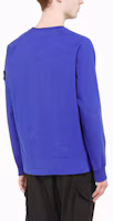 Details for Stone Island 40th Anniversary SS22 Logo Crewneck Sweatshirt Blue Casual Wear 7615655q1-v0022