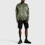 Shop Stone Island 40週年SS22金屬Logo拉鍊外套橄欖綠 男款 7615433Q2-V0058